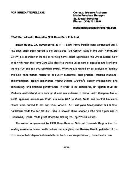 Medicare Compare Home Care Agencies